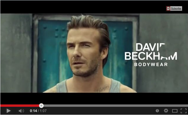 圖六David Beckham代言廣告影片圖七 google+分享關係圖-David Beckham